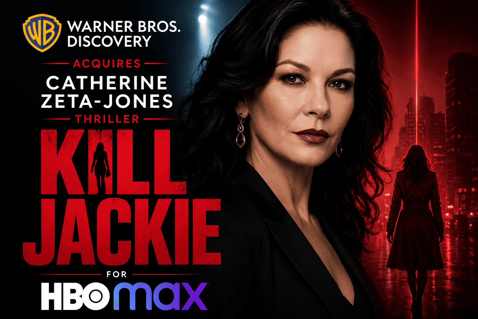Warner Bros. Discovery Catherine Zeta-Jones bilen "Kill Jackie" trillerini HBO Max üçin satyn aldy